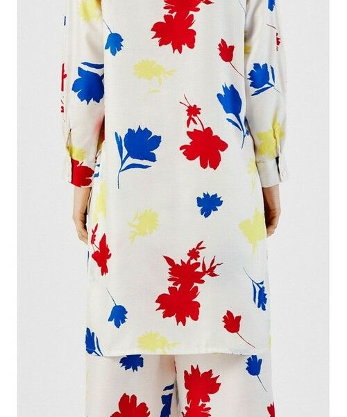 MIDIUMISOLID / ミディウミソリッド ロング・マキシ丈ワンピース | MIDIUMISOLID for Ladies フラワープリントワイドプルオーバー | 詳細8