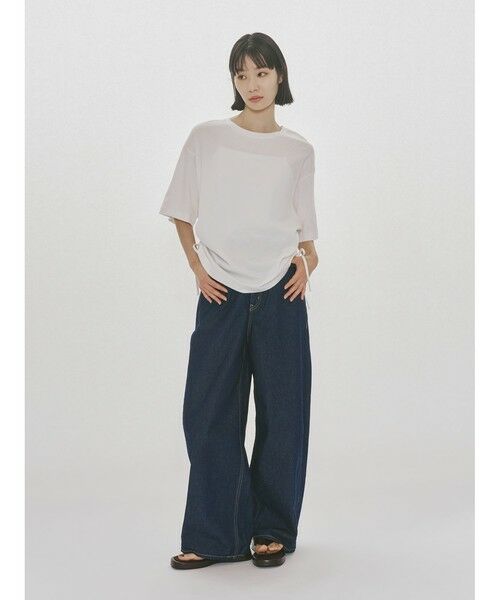MIDIUMISOLID / ミディウミソリッド デニムパンツ | MIDIUMISOLID for Ladies バレルレッグワイドデニム | 詳細19