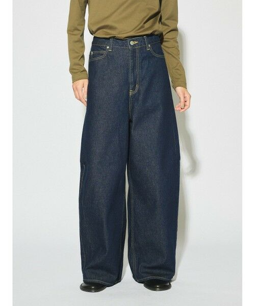 MIDIUMISOLID / ミディウミソリッド デニムパンツ | MIDIUMISOLID for Ladies バレルレッグワイドデニム | 詳細8