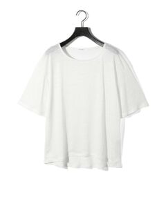 MIDIUMISOLID / ミディウミソリッド カットソー | MIDIUMISOLID for Ladies ハーフスリーブリネンワイドプルオーバー