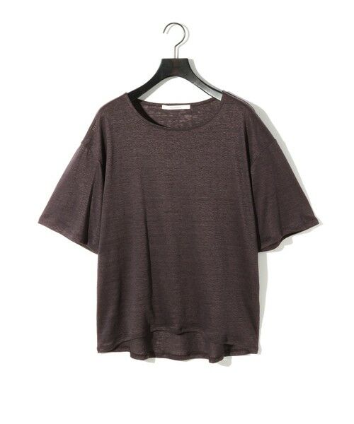 セール】 MIDIUMISOLID for Ladies ハーフスリーブリネンワイド