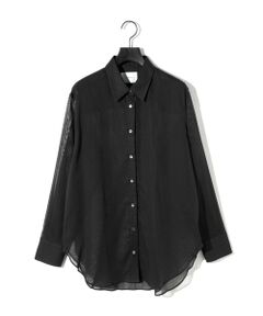 MIDIUMISOLID / ミディウミソリッド シャツ・ブラウス | MIDIUMISOLID for Ladies シアーボイルベーシックシャツ