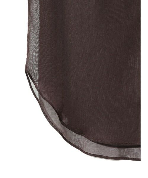 MIDIUMISOLID / ミディウミソリッド シャツ・ブラウス | MIDIUMISOLID for Ladies シアーボイルベーシックシャツ | 詳細12