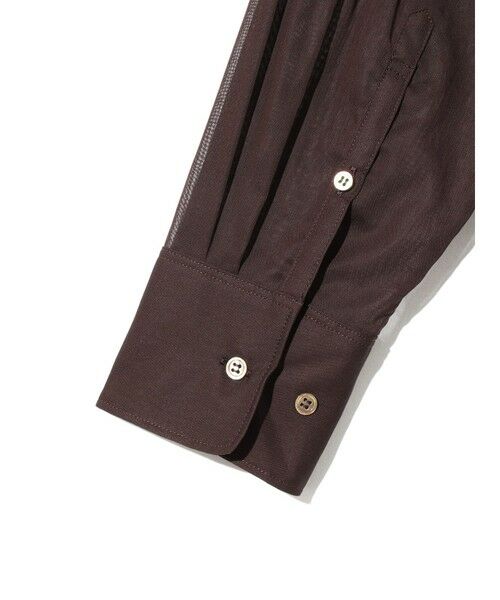 MIDIUMISOLID / ミディウミソリッド シャツ・ブラウス | MIDIUMISOLID for Ladies シアーボイルベーシックシャツ | 詳細16