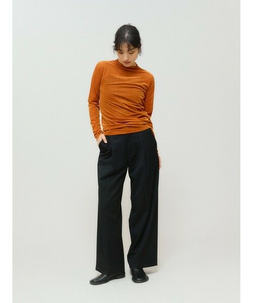 MIDIUMISOLID / ミディウミソリッド スラックス・ドレスパンツ | MIDIUMISOLID for Ladies ストレートスラックス | 詳細4