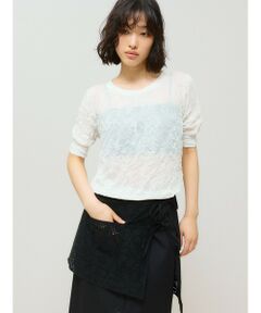 MIDIUMISOLID / ミディウミソリッド MIDIUMISOLID for Ladies ポロニットプルオーバー セール】 MIDIUMISOLID for Ladies ポロニットプルオーバー