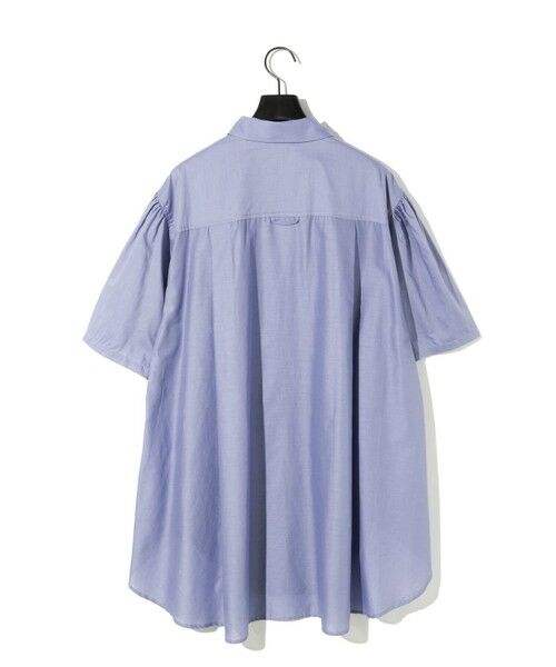 セール】 MIDIUMISOLID for Ladies ハーフスリーブワイドシャツ