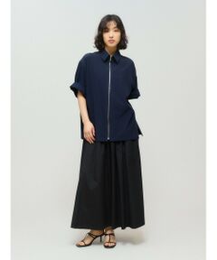 MIDIUMISOLID / ミディウミソリッド ロング・マキシ丈スカート | MIDIUMISOLID for Ladies タックギャザーボリュームスカート