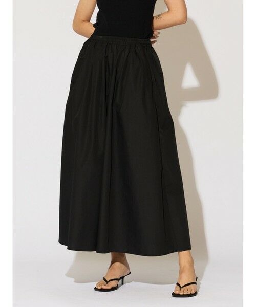 MIDIUMISOLID / ミディウミソリッド ロング・マキシ丈スカート | MIDIUMISOLID for Ladies タックギャザーボリュームスカート | 詳細13