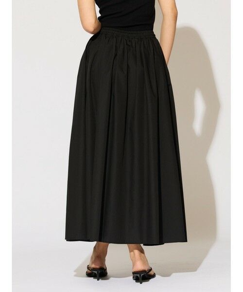 MIDIUMISOLID / ミディウミソリッド ロング・マキシ丈スカート | MIDIUMISOLID for Ladies タックギャザーボリュームスカート | 詳細15