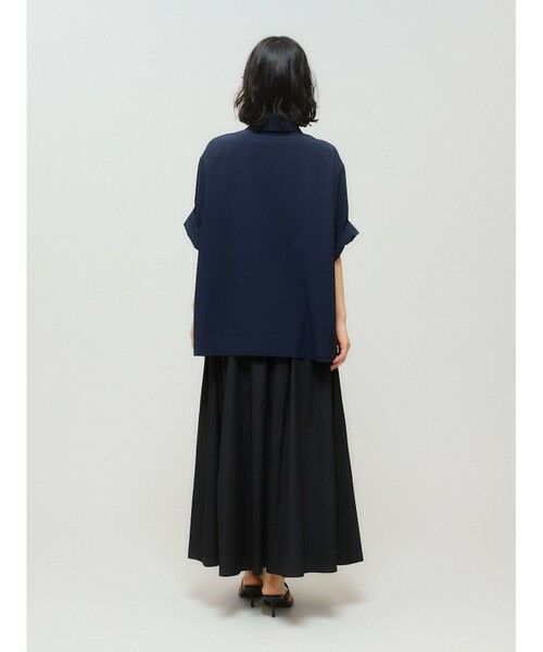 MIDIUMISOLID / ミディウミソリッド ロング・マキシ丈スカート | MIDIUMISOLID for Ladies タックギャザーボリュームスカート | 詳細10
