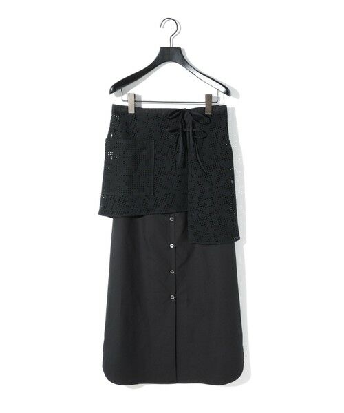 MIDIUMISOLID / ミディウミソリッド ロング・マキシ丈スカート | MIDIUMISOLID for Ladies レースレイヤードスカート | 詳細2