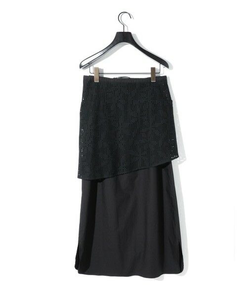 MIDIUMISOLID / ミディウミソリッド ロング・マキシ丈スカート | MIDIUMISOLID for Ladies レースレイヤードスカート | 詳細19