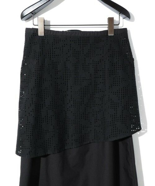 MIDIUMISOLID / ミディウミソリッド ロング・マキシ丈スカート | MIDIUMISOLID for Ladies レースレイヤードスカート | 詳細20