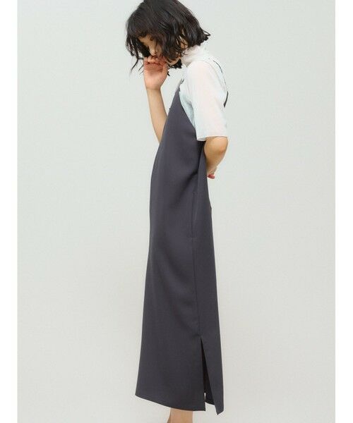 MIDIUMISOLID / ミディウミソリッド ロング・マキシ丈ワンピース | MIDIUMISOLID for Ladies 2WAYキャミソールワンピース | 詳細18