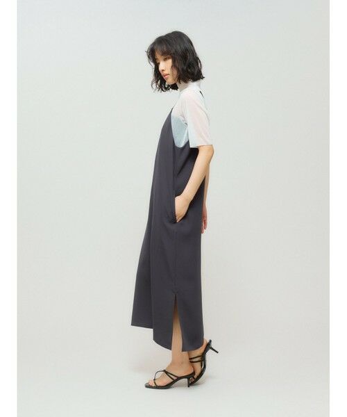 MIDIUMISOLID / ミディウミソリッド ロング・マキシ丈ワンピース | MIDIUMISOLID for Ladies 2WAYキャミソールワンピース | 詳細12