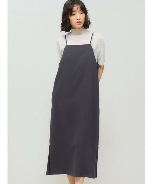 MIDIUMISOLID / ミディウミソリッド ロング・マキシ丈ワンピース | MIDIUMISOLID for Ladies 2WAYキャミソールワンピース | 詳細16