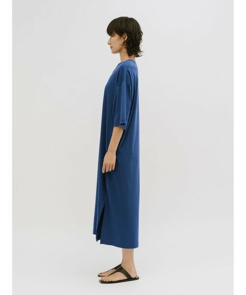 MIDIUMISOLID / ミディウミソリッド ロング・マキシ丈ワンピース | MIDIUMISOLID for Ladies リラックススリットワンピース | 詳細5