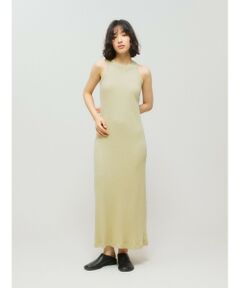 MIDIUMISOLID / ミディウミソリッド ロング・マキシ丈ワンピース | MIDIUMISOLID for Ladies パットリブワンピース