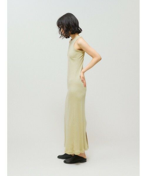 MIDIUMISOLID / ミディウミソリッド ロング・マキシ丈ワンピース | MIDIUMISOLID for Ladies パットリブワンピース | 詳細5