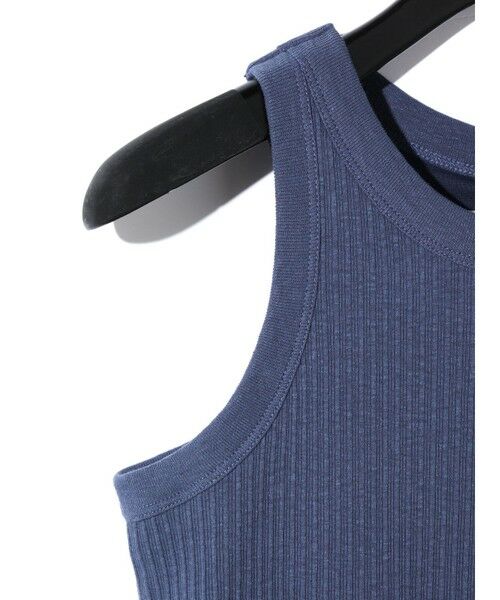 MIDIUMISOLID / ミディウミソリッド ロング・マキシ丈ワンピース | MIDIUMISOLID for Ladies パットリブワンピース | 詳細14