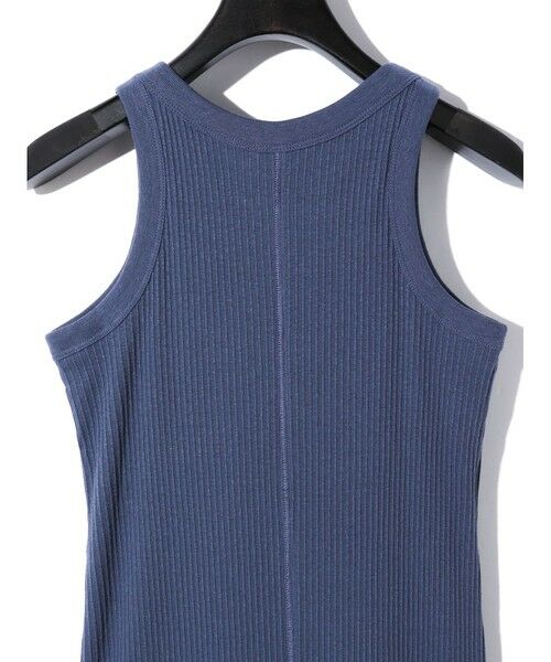 MIDIUMISOLID / ミディウミソリッド ロング・マキシ丈ワンピース | MIDIUMISOLID for Ladies パットリブワンピース | 詳細16