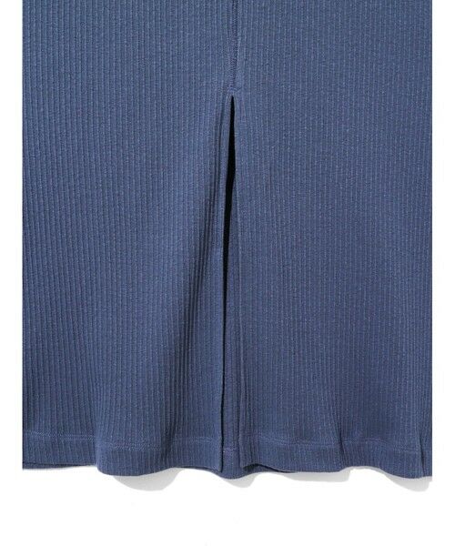 MIDIUMISOLID / ミディウミソリッド ロング・マキシ丈ワンピース | MIDIUMISOLID for Ladies パットリブワンピース | 詳細17