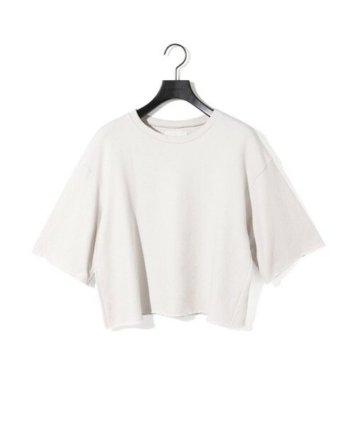 MIDIUMISOLID / ミディウミソリッド カットソー | MIDIUMISOLID for Ladies スウェットショートプルオーバー | 詳細2