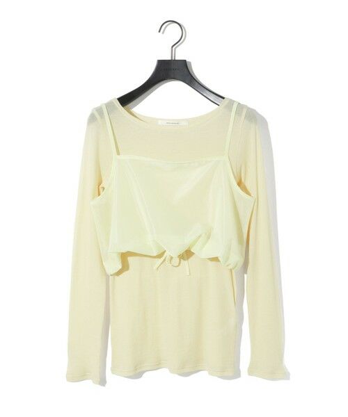 MIDIUMISOLID / ミディウミソリッド カットソー | MIDIUMISOLID for Ladies キャミソールトップスアンサンブル | 詳細2