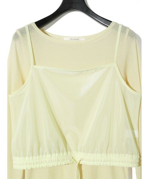 MIDIUMISOLID / ミディウミソリッド カットソー | MIDIUMISOLID for Ladies キャミソールトップスアンサンブル | 詳細3