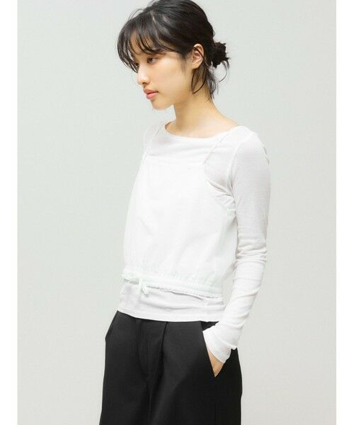 MIDIUMISOLID / ミディウミソリッド カットソー | MIDIUMISOLID for Ladies キャミソールトップスアンサンブル | 詳細15