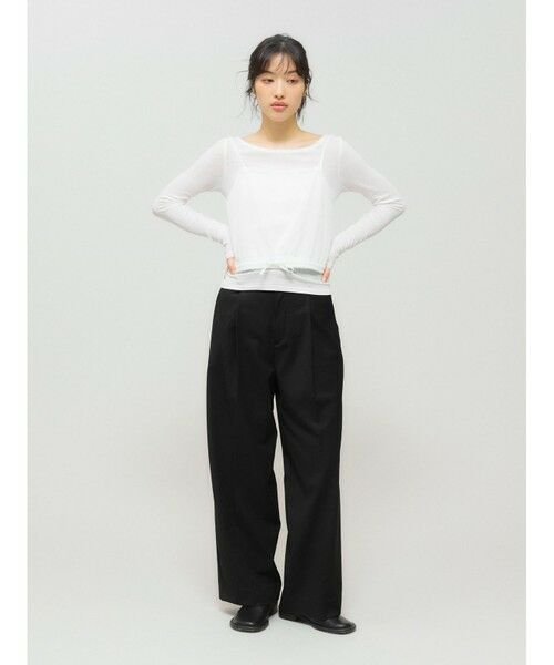 MIDIUMISOLID / ミディウミソリッド カットソー | MIDIUMISOLID for Ladies キャミソールトップスアンサンブル | 詳細18