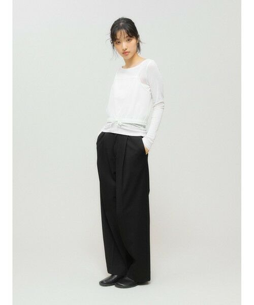 MIDIUMISOLID / ミディウミソリッド カットソー | MIDIUMISOLID for Ladies キャミソールトップスアンサンブル | 詳細19