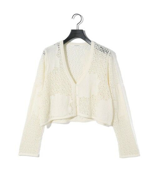 MIDIUMISOLID / ミディウミソリッド ニット・セーター | MIDIUMISOLID for Ladies レースメッシュカーディガン | 詳細1