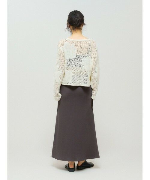 MIDIUMISOLID / ミディウミソリッド ニット・セーター | MIDIUMISOLID for Ladies レースメッシュカーディガン | 詳細9