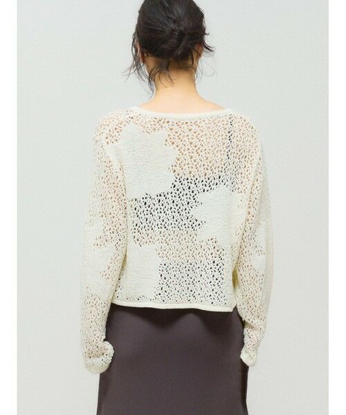 MIDIUMISOLID / ミディウミソリッド ニット・セーター | MIDIUMISOLID for Ladies レースメッシュカーディガン | 詳細5