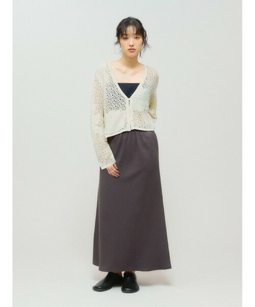 MIDIUMISOLID / ミディウミソリッド ニット・セーター | MIDIUMISOLID for Ladies レースメッシュカーディガン | 詳細6
