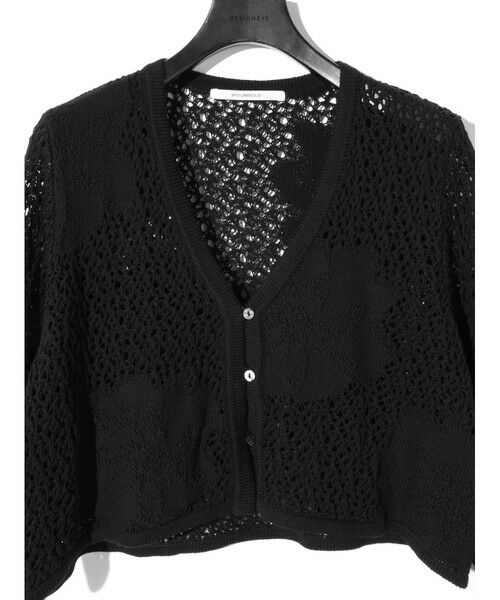 MIDIUMISOLID / ミディウミソリッド ニット・セーター | MIDIUMISOLID for Ladies レースメッシュカーディガン | 詳細11