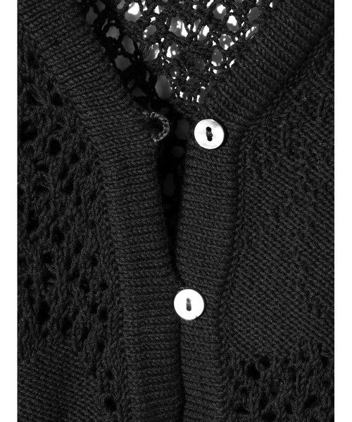MIDIUMISOLID / ミディウミソリッド ニット・セーター | MIDIUMISOLID for Ladies レースメッシュカーディガン | 詳細12
