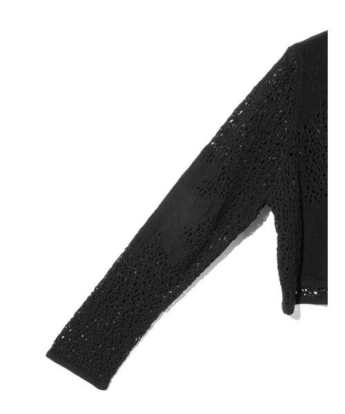 MIDIUMISOLID / ミディウミソリッド ニット・セーター | MIDIUMISOLID for Ladies レースメッシュカーディガン | 詳細13