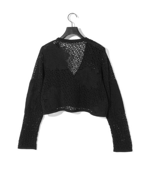 MIDIUMISOLID / ミディウミソリッド ニット・セーター | MIDIUMISOLID for Ladies レースメッシュカーディガン | 詳細16