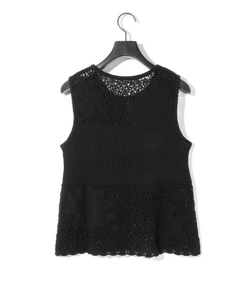 MIDIUMISOLID / ミディウミソリッド ベスト | MIDIUMISOLID for Ladies レースリブベスト | 詳細13