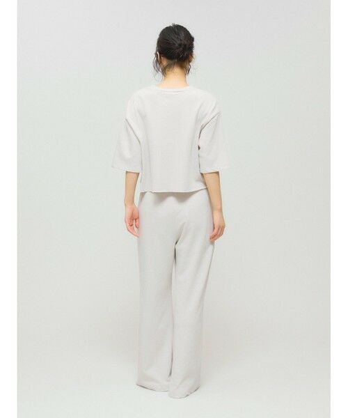 MIDIUMISOLID / ミディウミソリッド その他パンツ | MIDIUMISOLID for Ladies スウェットタックフレアパンツ | 詳細6