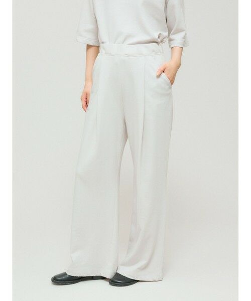 MIDIUMISOLID / ミディウミソリッド その他パンツ | MIDIUMISOLID for Ladies スウェットタックフレアパンツ | 詳細8