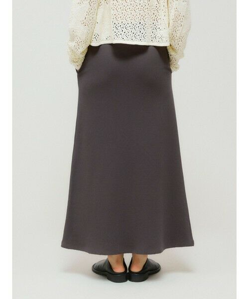 MIDIUMISOLID / ミディウミソリッド ミニ・ひざ丈スカート | MIDIUMISOLID for Ladies スウェットフレアロングスカート | 詳細9