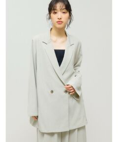 MIDIUMISOLID / ミディウミソリッド テーラードジャケット | MIDIUMISOLID for Ladies ダブルブレストライトジャケット