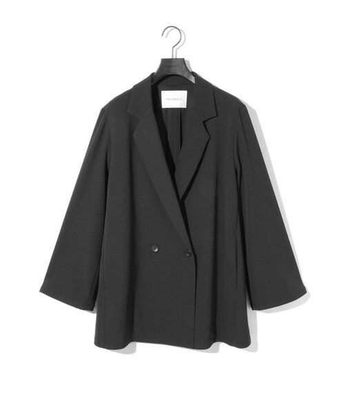 MIDIUMISOLID for Ladies ダブルブレストライトジャケット