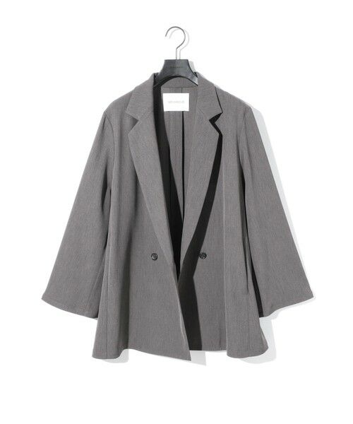 MIDIUMISOLID(ミディウミソリッド)ライトワイドジャケット MARcourt｜MIDIUMISOLID for Ladies ライトワイドジャケット