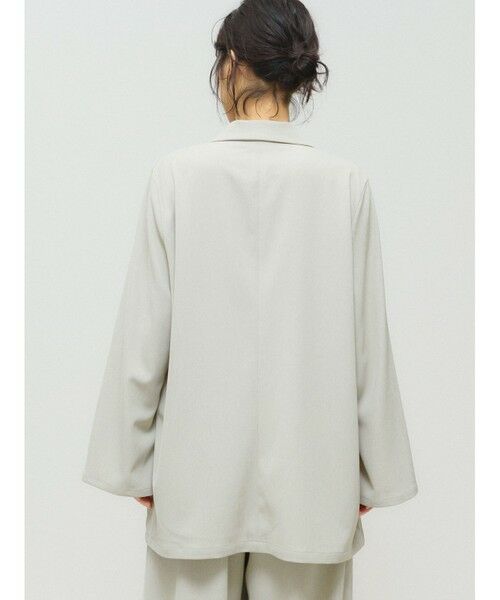 MIDIUMISOLID for Ladies ダブルブレストライトジャケット