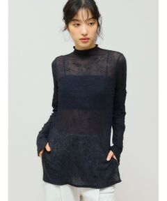 MIDIUMISOLID / ミディウミソリッド カットソー | MIDIUMISOLID for Ladies シアーハイネックインナー